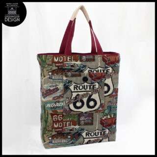*NEW* ROUTE 66 TAPESTRY * Tote Bag Extra Strong